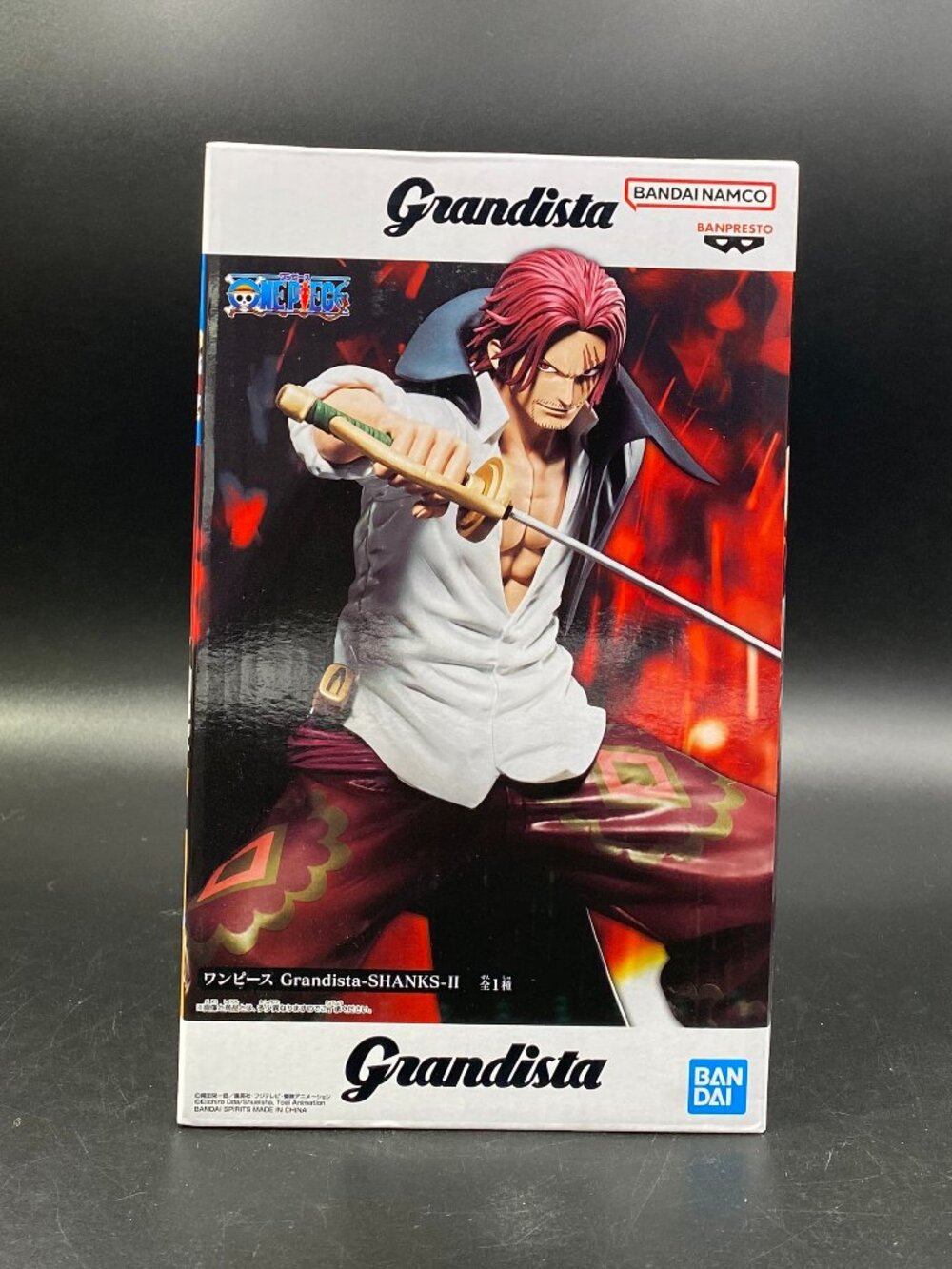 One Piece Shanks II Figure Grandista Banpresto New Sealed